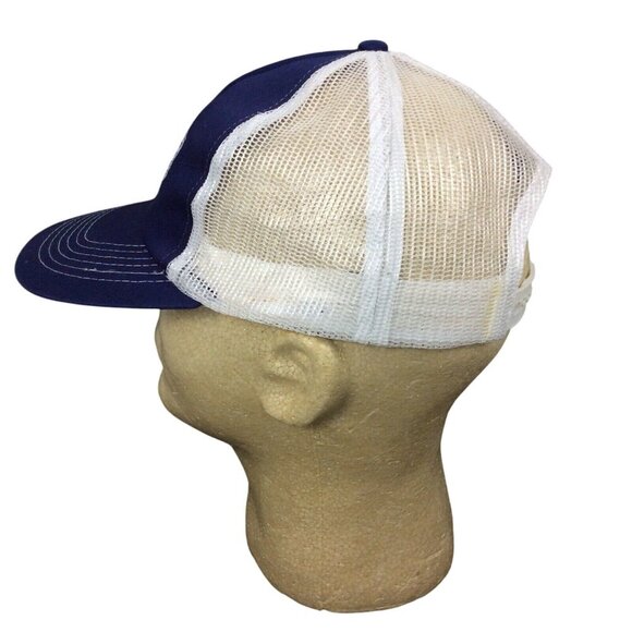 Gas Pipe Smoke Shop Blue & White Trucker Hat With Adjustable Snapback Hitwear - Picture 5 of 7